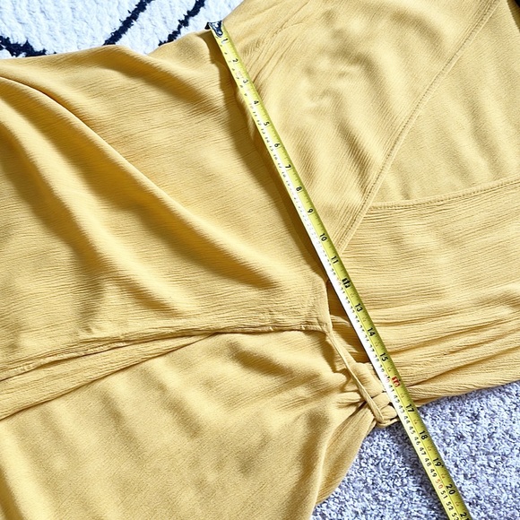 Yellow Wrap Maxi Dress - Picture 12 of 16